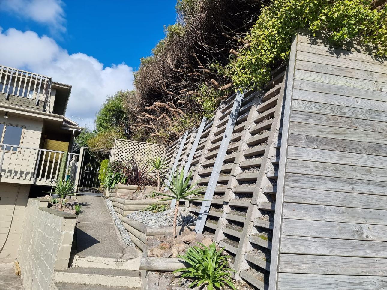 Retaining wall design in Christchurch
